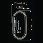 Karabinerhaken BS40 Stahl Autolock